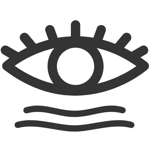 Die Haut um die Augen ist 4x<br>dünner als der Rest