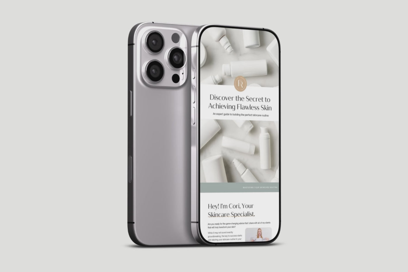 Facial Room Skincare Freebie - Secret to Flawless Skin